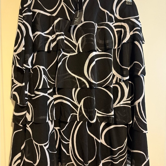 INC International Concepts Dresses & Skirts - Black and White INC Patterned Skirt